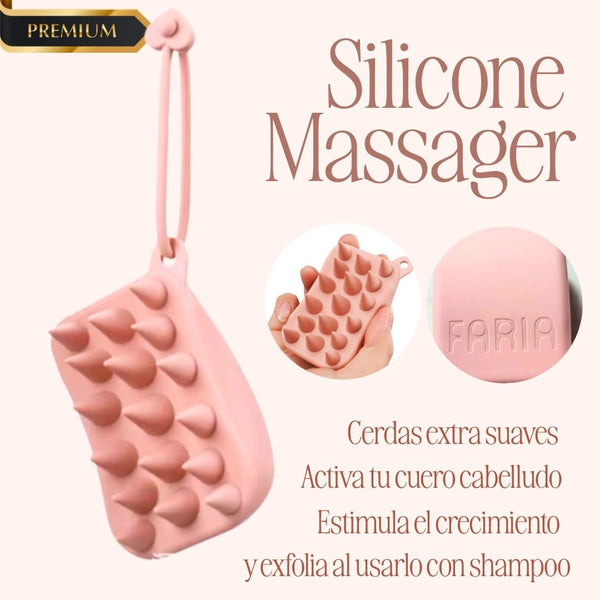 Cepillo Masajeador Cabello - Faria Naturals