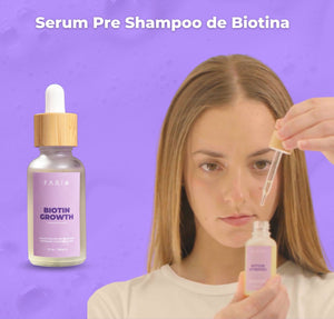 Tripack: Tres Serums Fortalecedores Biotina y Romero - Faria Naturals
