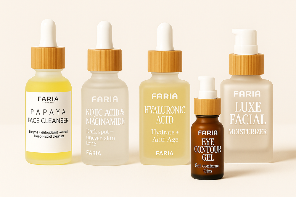 Complete Skincare: Rutina Facial Completa - Faria Naturals