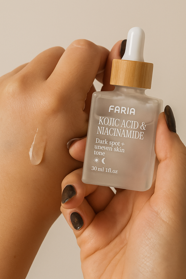 Serum Facial Anti Manchas: Kojic Dark Spot - Faria Naturals