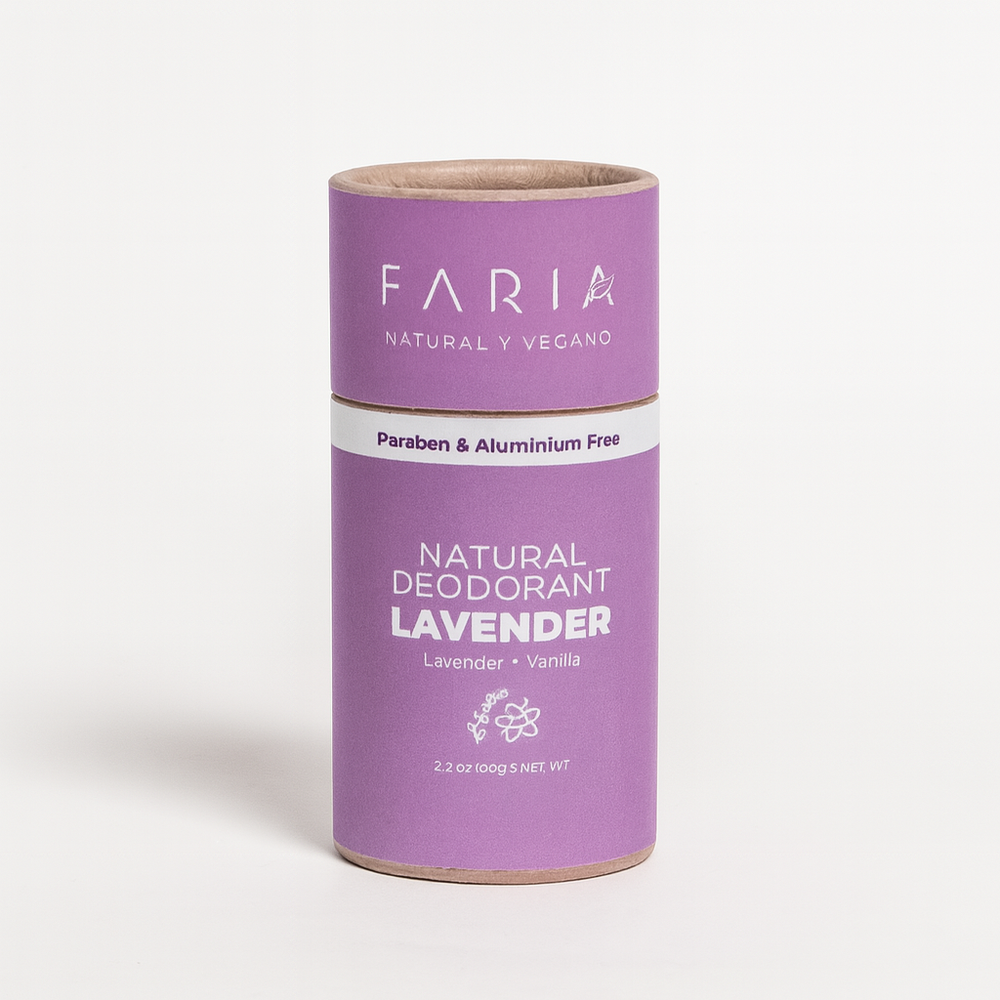 Desodorante Sin Aluminio Lavanda Vainilla - Faria Naturals