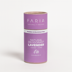 Desodorante Sin Aluminio Lavanda Vainilla - Faria Naturals