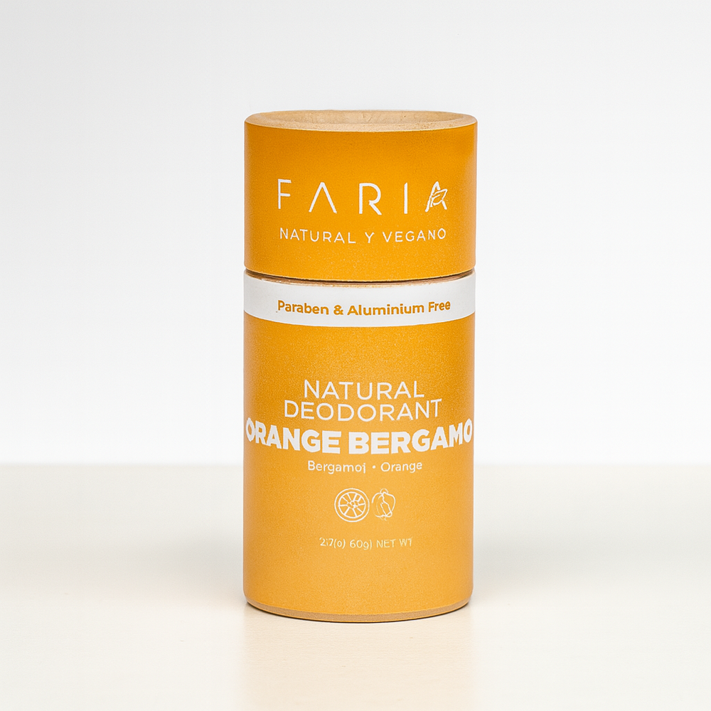 Orange Bergamot Desodorante Sin Aluminio - Faria Naturals
