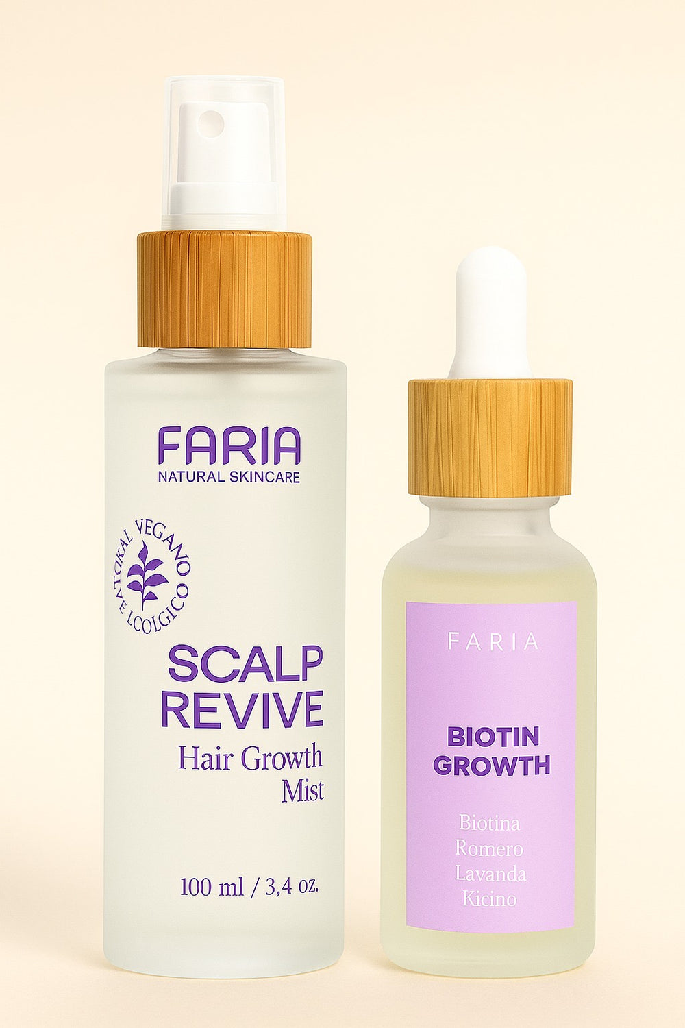 Duo Botánico Fortalecedor & Control Caída - Faria Naturals