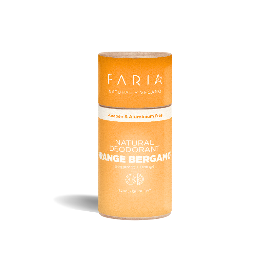 Orange Bergamot Desodorante Sin Aluminio - Faria Naturals