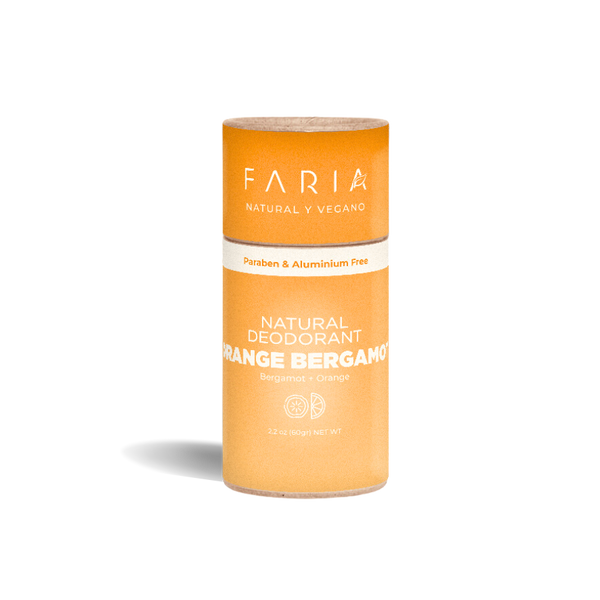 Orange Bergamot Desodorante Sin Aluminio - Faria Naturals