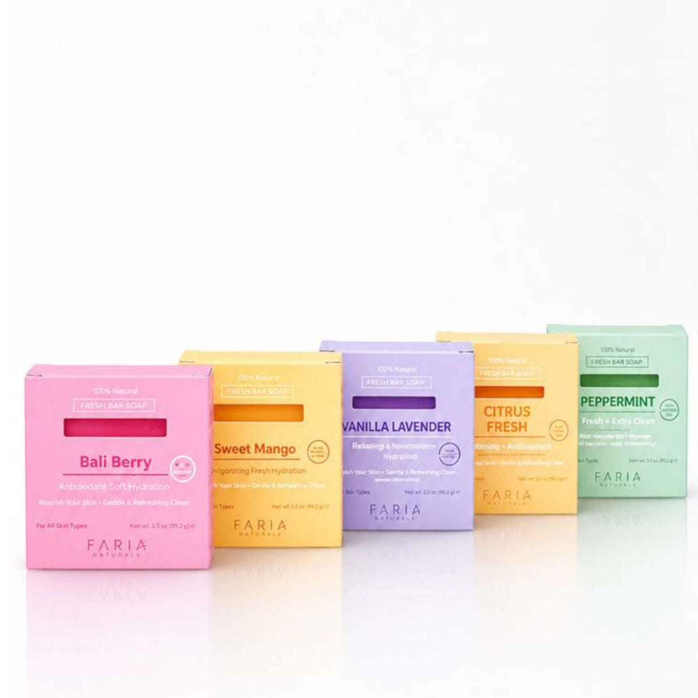 5 x 4 Jabones Corporales Naturales - Faria Naturals