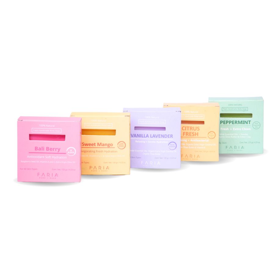Pack Soapy Body 5 x 4 - Faria Naturals
