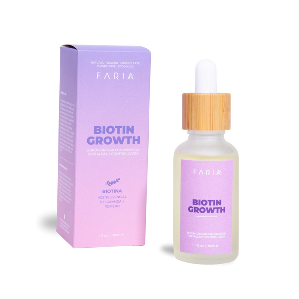 Biotin Growth Control Caída - Faria Naturals