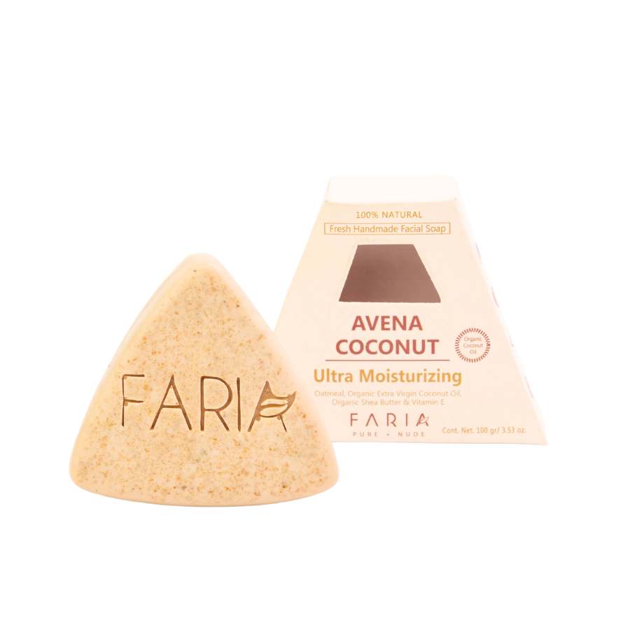 Avena Coconut Jabón Facial - Faria Naturals