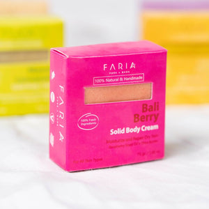 Bali Berry Crema Solida - Faria Naturals