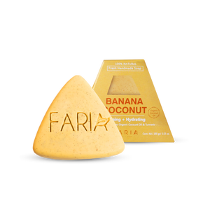 Banana Turmeric Jabón Facial - Faria Naturals