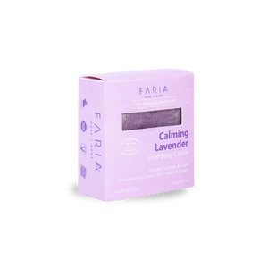 Crema Solida Calming Lavender - Faria Naturals