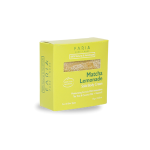 Crema Solida Matcha Lemonade - Faria Naturals