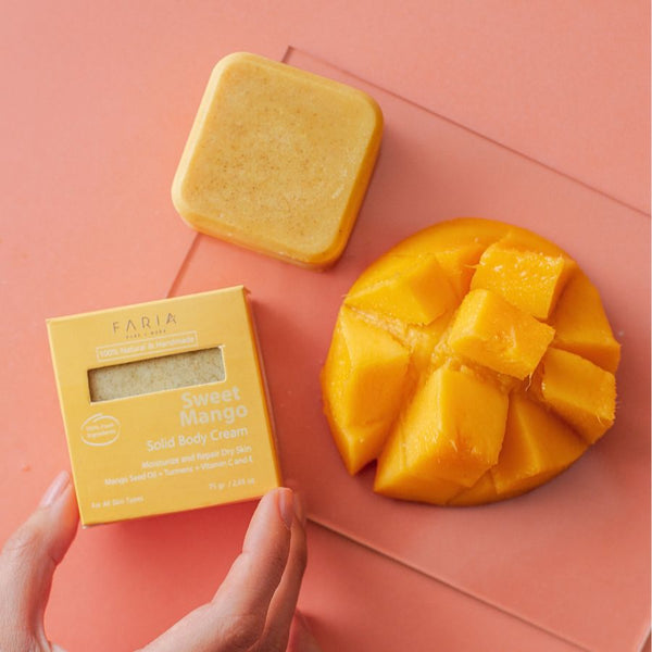 Sweet Mango Crema Solida - Faria Naturals