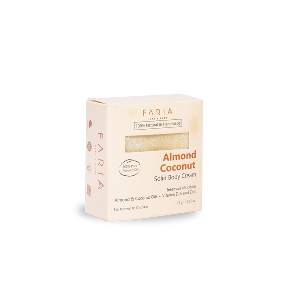 Almond Coconut Crema Solida - Faria Naturals