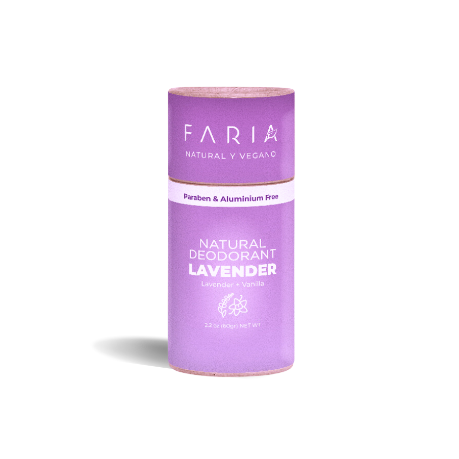 Desodorante Sin Aluminio Lavanda Vainilla - Faria Naturals