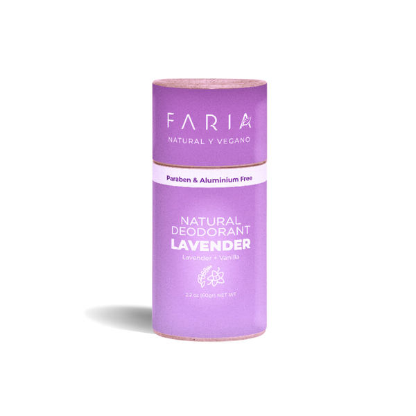 Desodorante Sin Aluminio Lavanda Vainilla - Faria Naturals