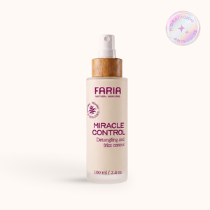Miracle Control: Spray Hidratante para Cabello Sin Enjuague - Faria Naturals