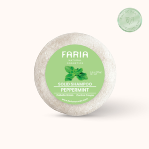 Fresh Mint Shampoo Control Caspa - Faria Naturals