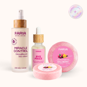 Tratamiento Capilar Completo Anti Frizz - Faria Naturals