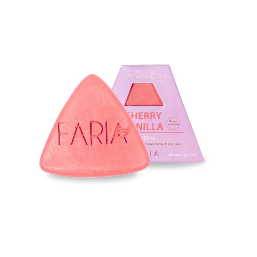 Cherry Vanilla Jabón Facial - Faria Naturals