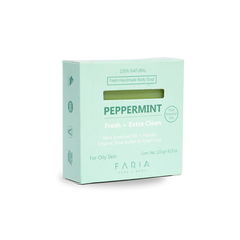 Bergamot Mint Jabón Corporal - Faria Naturals