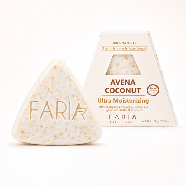 Avena Coconut Jabón Facial - Faria Naturals