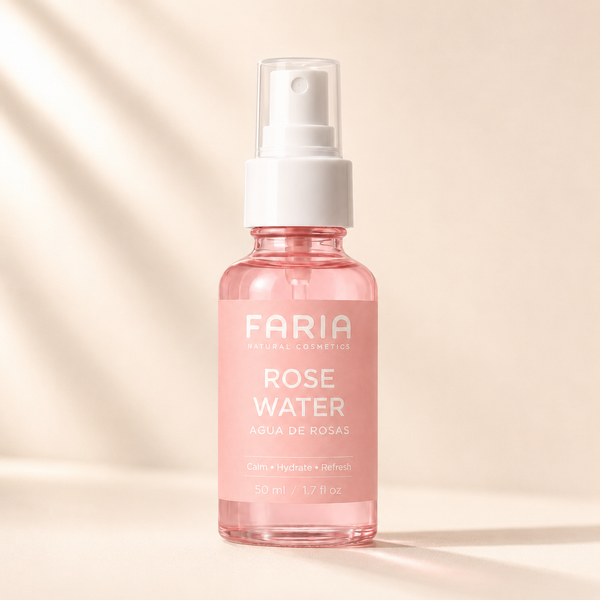 Agua de Rosas + Ácido Hialurónico - Faria Naturals