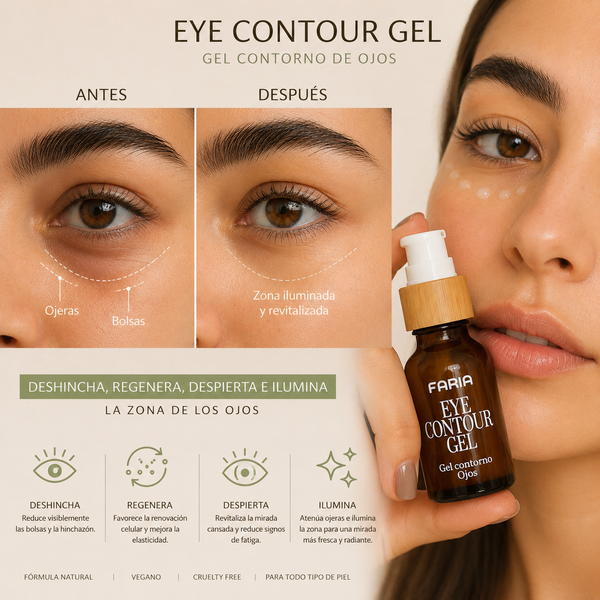 Gel Contorno de Ojos con Cafeína y Péptidos