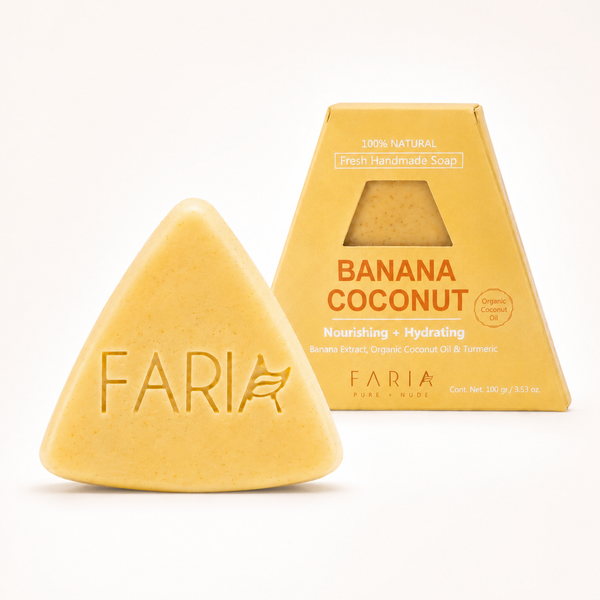 Banana Coco + Cúrcuma Jabón Facial - Faria Naturals