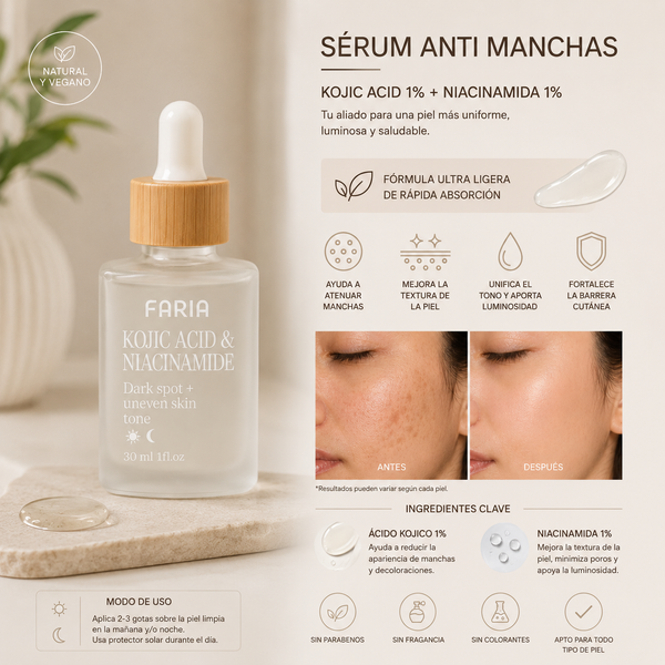 Serum Facial Anti Manchas: Kojic Dark Spot