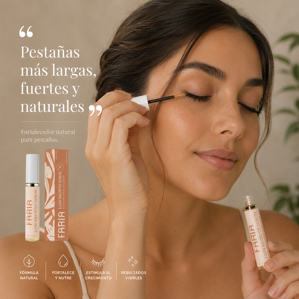 Serum Fortalecedor de Pestañas - Faria Naturals