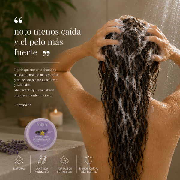 Strength Lavender Shampoo - Faria Naturals