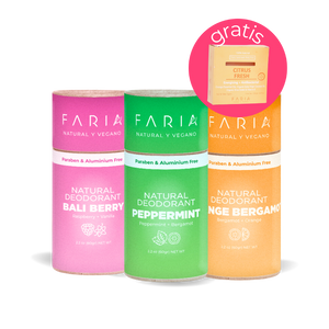 Pack 3 Desodorantes - Faria Naturals