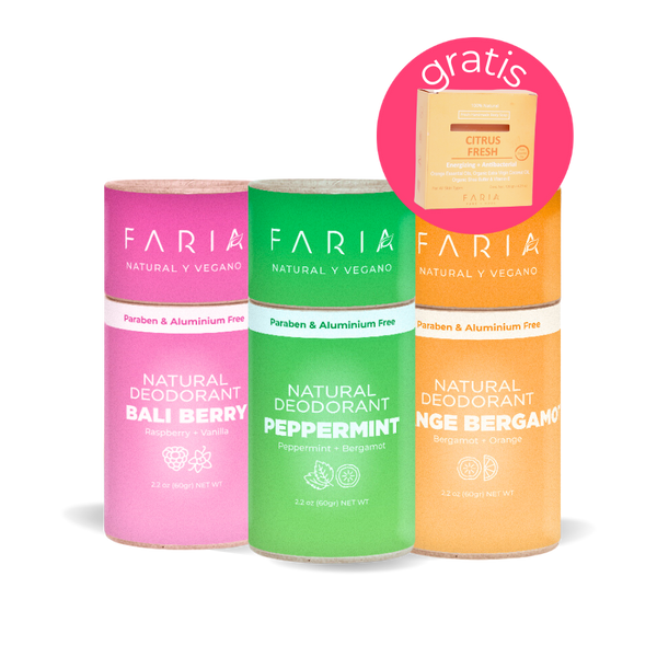 Pack 3 Desodorantes - Faria Naturals