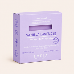 Lavender Vanilla Jabón Corporal - Faria Naturals