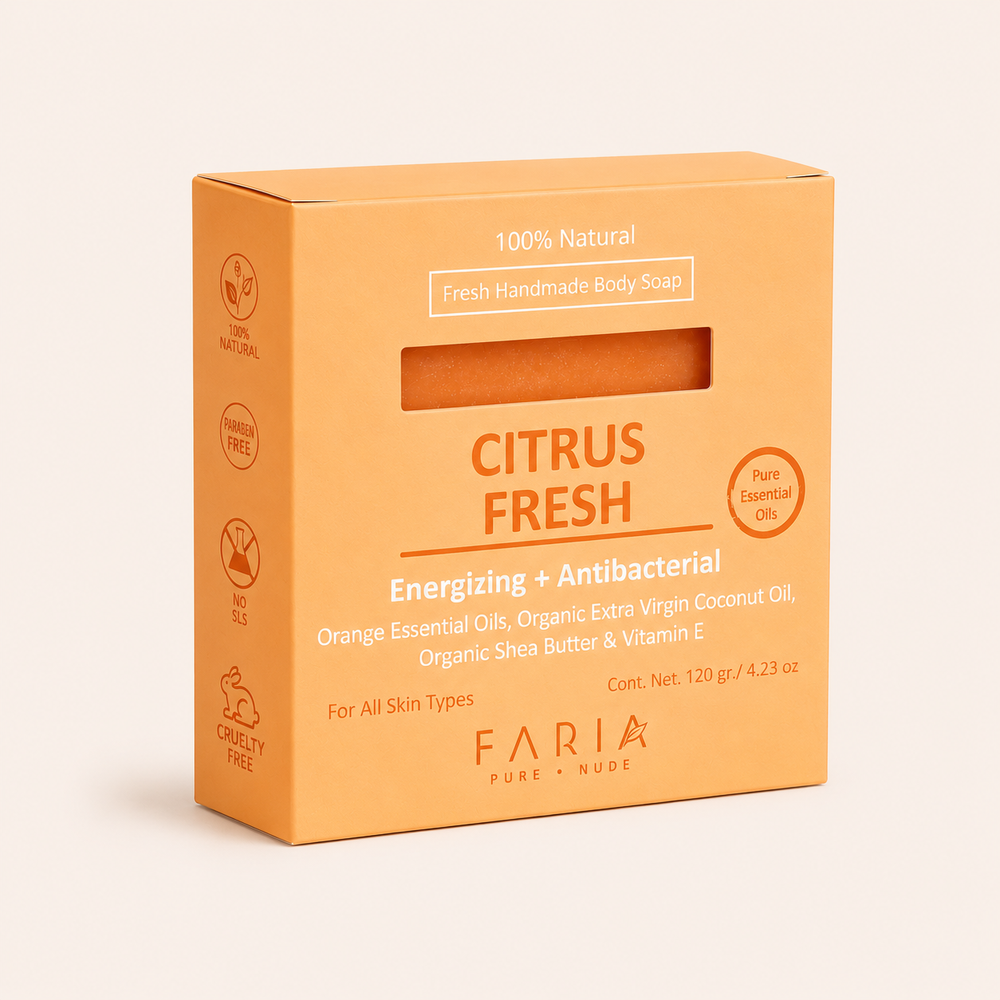 Citrus Fresh Jabón Corporal - Faria Naturals