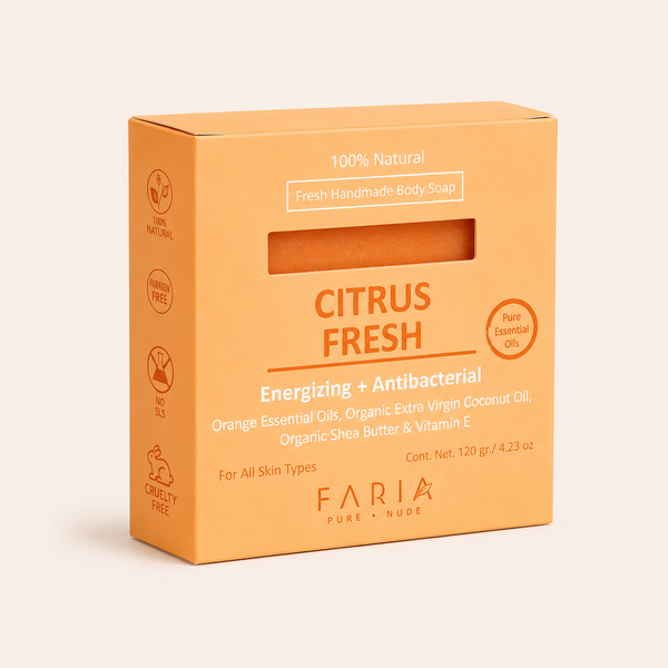 Citrus Fresh Jabón Corporal - Faria Naturals