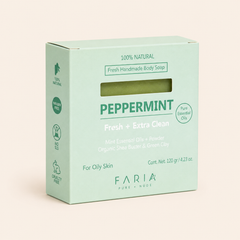 Bergamot Mint Jabón Corporal - Faria Naturals
