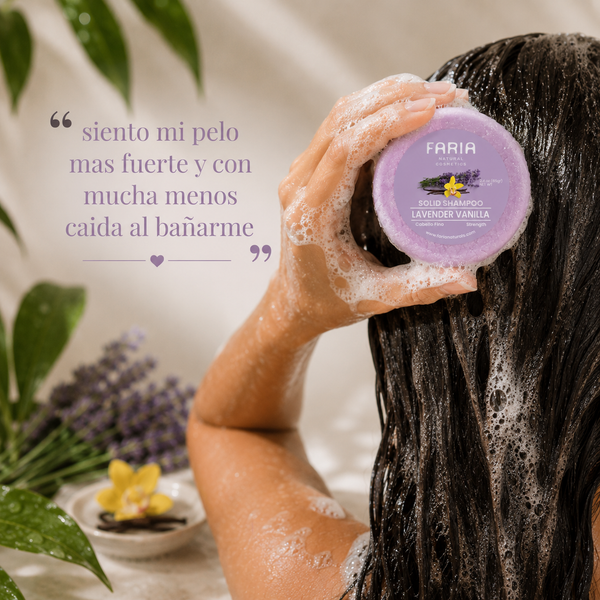 Shampoo + Acondicionador Lavender Fortalecedor - Faria Naturals
